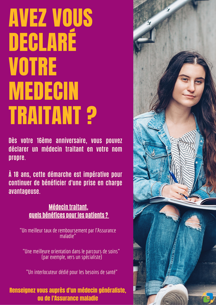 Sensibilisation au rôle du Médecin Traitant